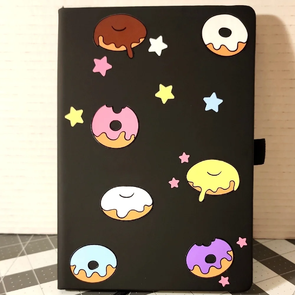 Colorful Donut-Themed Journal and Pen Set